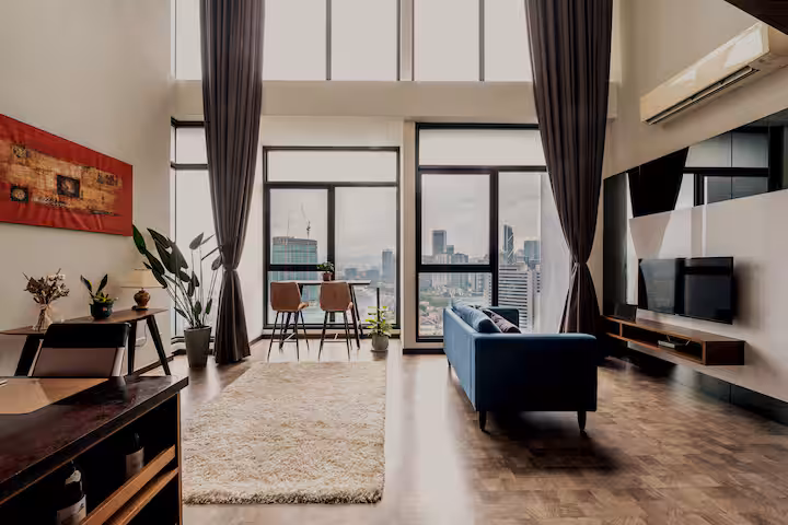 Duplex Loft with KL Tower View